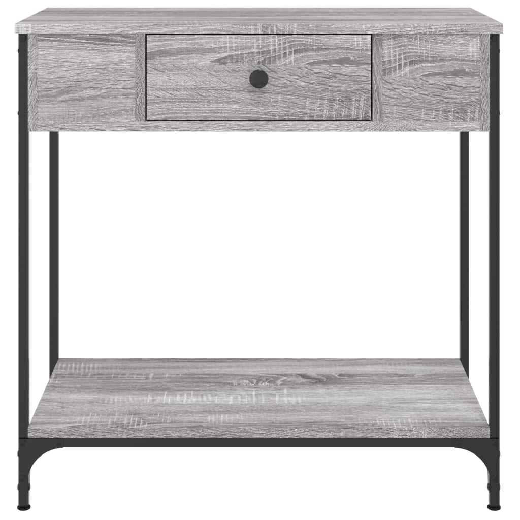 Konsolentisch Grau Sonoma 75x34,5x75 cm Holzwerkstoff - Pazzar.ch