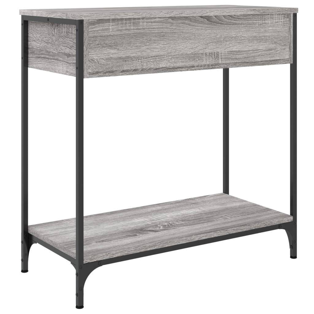 Konsolentisch Grau Sonoma 75x34,5x75 cm Holzwerkstoff - Pazzar.ch
