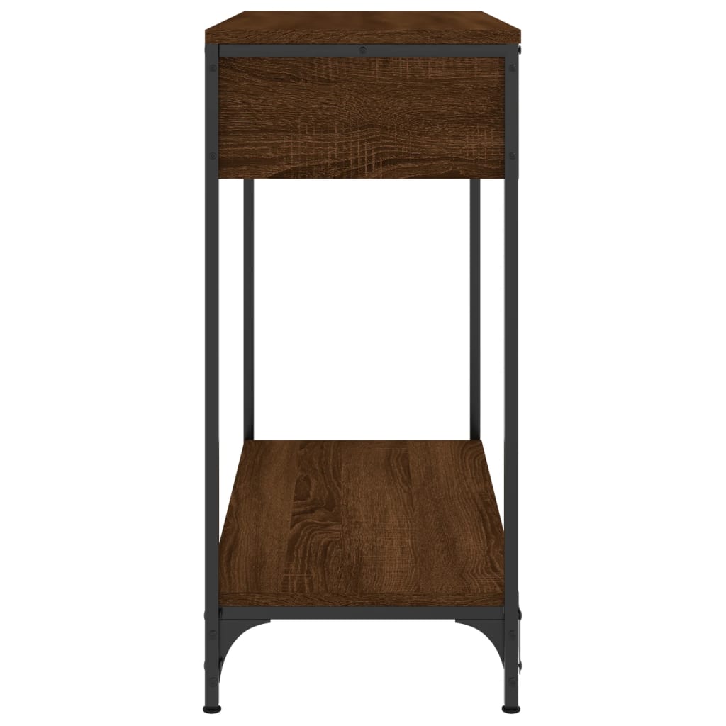Konsolentisch Braun Eichen-Optik 75x34,5x75 cm Holzwerkstoff - Pazzar.ch