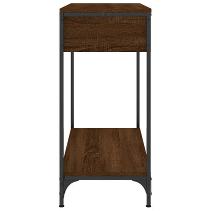 Konsolentisch Braun Eichen-Optik 75x34,5x75 cm Holzwerkstoff - Pazzar.ch