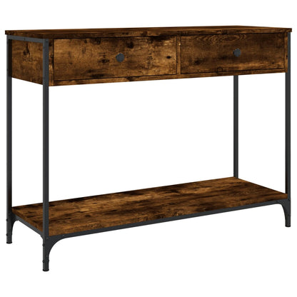Konsolentisch Räuchereiche 100x34,5x75 cm Holzwerkstoff - Pazzar.ch