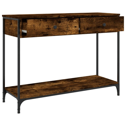 Konsolentisch Räuchereiche 100x34,5x75 cm Holzwerkstoff - Pazzar.ch