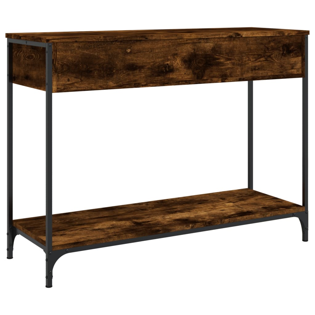 Konsolentisch Räuchereiche 100x34,5x75 cm Holzwerkstoff - Pazzar.ch