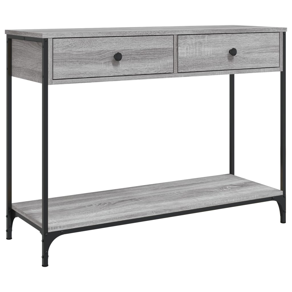Konsolentisch Grau Sonoma 100x34,5x75 cm Holzwerkstoff - Pazzar.ch