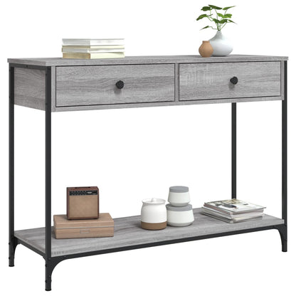 Konsolentisch Grau Sonoma 100x34,5x75 cm Holzwerkstoff - Pazzar.ch