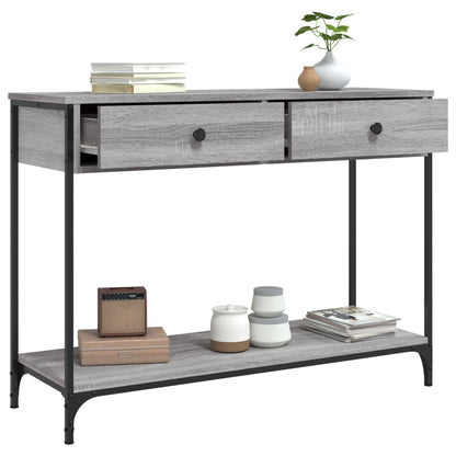 Konsolentisch Grau Sonoma 100x34,5x75 cm Holzwerkstoff - Pazzar.ch