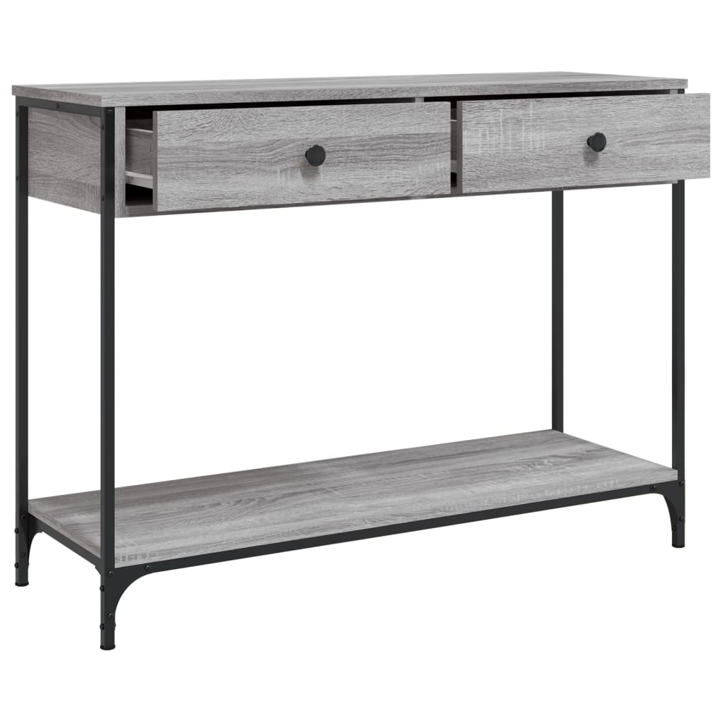 Konsolentisch Grau Sonoma 100x34,5x75 cm Holzwerkstoff - Pazzar.ch