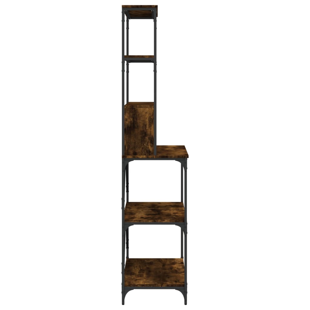 Bäckerregal 6 Fächer Räuchereiche 90x40x180 cm Holzwerkstoff - Pazzar.ch