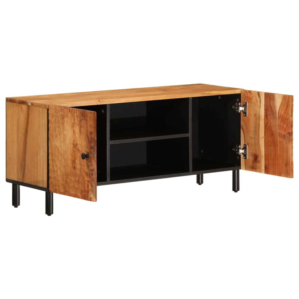 TV-Schrank 105x33x46 cm Massivholz Akazie - Pazzar.ch
