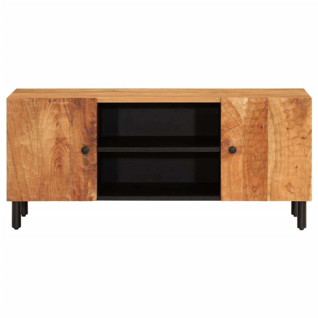 TV-Schrank 105x33x46 cm Massivholz Akazie - Pazzar.ch