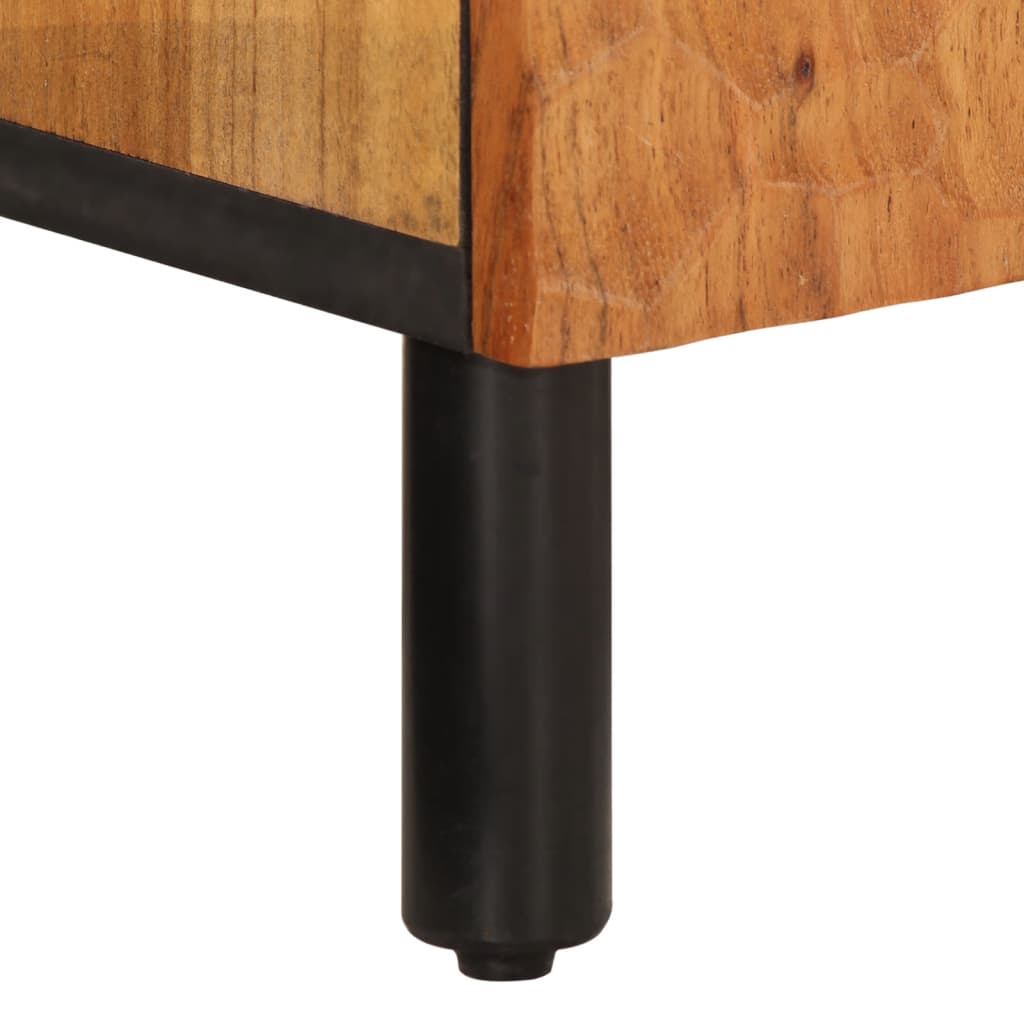 TV-Schrank 105x33x46 cm Massivholz Akazie - Pazzar.ch