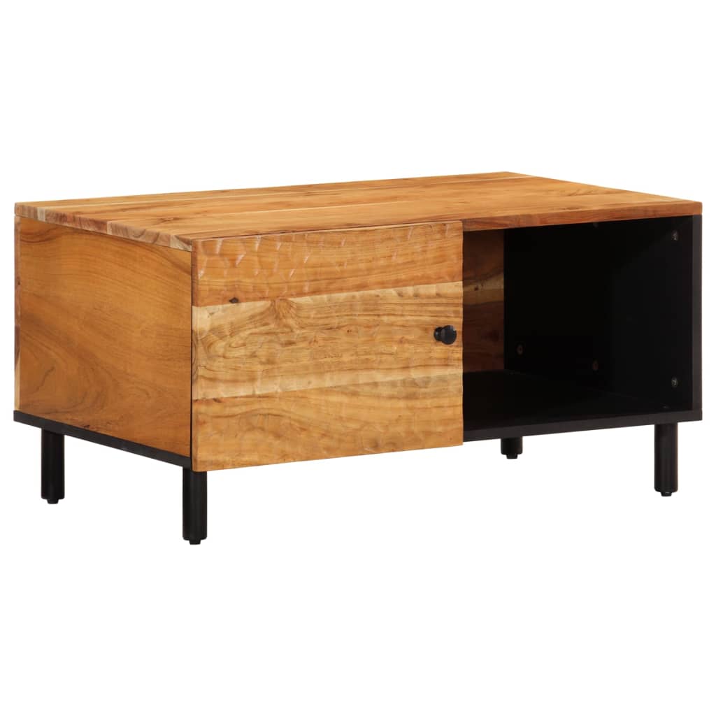 Couchtisch 80x50x40 cm Massivholz Akazie - Pazzar.ch