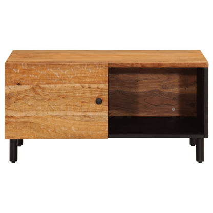 Couchtisch 80x50x40 cm Massivholz Akazie - Pazzar.ch