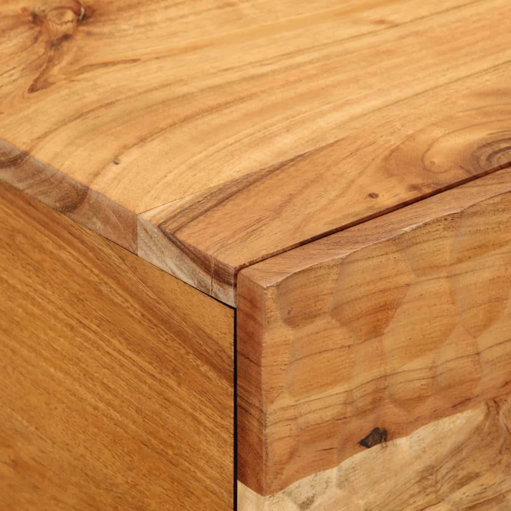 Couchtisch 80x50x40 cm Massivholz Akazie - Pazzar.ch