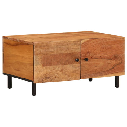 Couchtisch 80x50x40 cm Massivholz Akazie - Pazzar.ch
