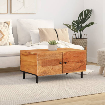 Couchtisch 80x50x40 cm Massivholz Akazie - Pazzar.ch