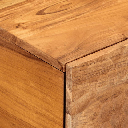 Couchtisch 80x50x40 cm Massivholz Akazie - Pazzar.ch