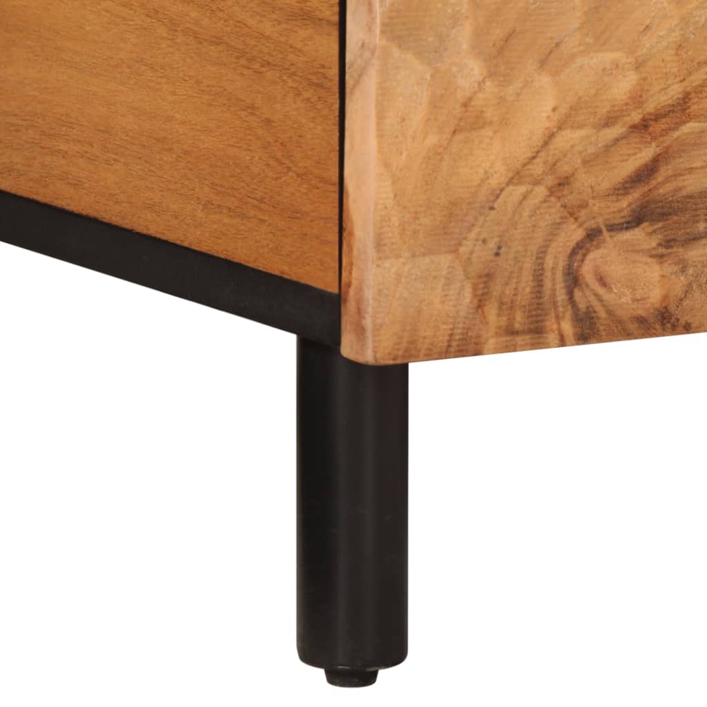 Couchtisch 80x50x40 cm Massivholz Akazie - Pazzar.ch