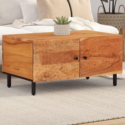 Couchtisch 80x50x40 cm Massivholz Akazie - Pazzar.ch