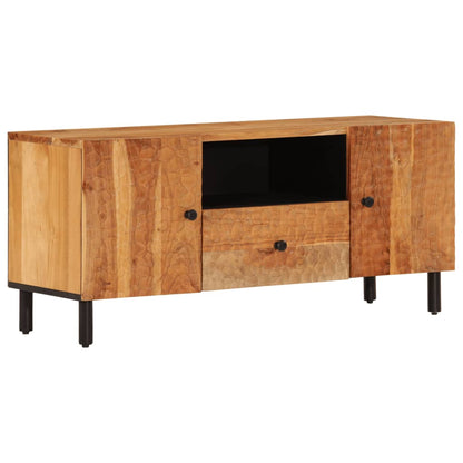 TV-Schrank 105x33x46 cm Massivholz Akazie - Pazzar.ch