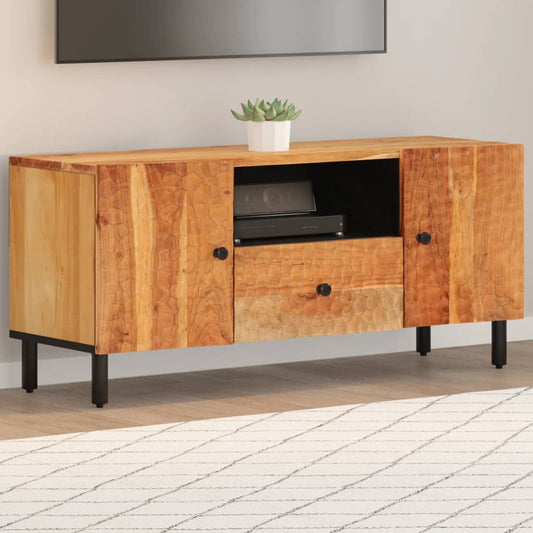 TV-Schrank 105x33x46 cm Massivholz Akazie - Pazzar.ch
