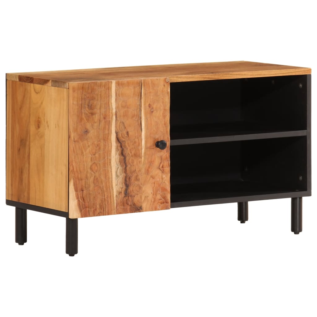 TV-Schrank 80x33x46 cm Massivholz Akazie - Pazzar.ch