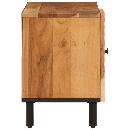 TV-Schrank 80x33x46 cm Massivholz Akazie - Pazzar.ch