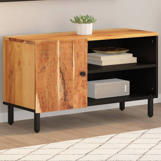 TV-Schrank 80x33x46 cm Massivholz Akazie - Pazzar.ch