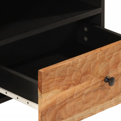 TV-Schrank 80x33x46 cm Massivholz Akazie - Pazzar.ch