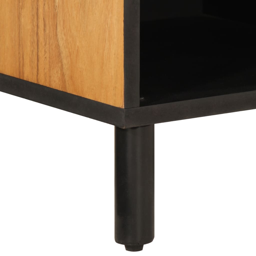 TV-Schrank 80x33x46 cm Massivholz Akazie - Pazzar.ch