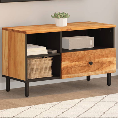 TV-Schrank 80x33x46 cm Massivholz Akazie - Pazzar.ch