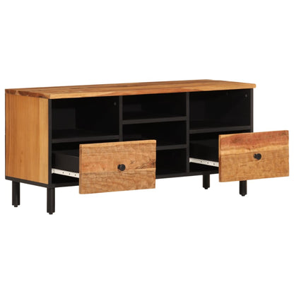 TV-Schrank 100x33x46 cm Massivholz Akazie - Pazzar.ch