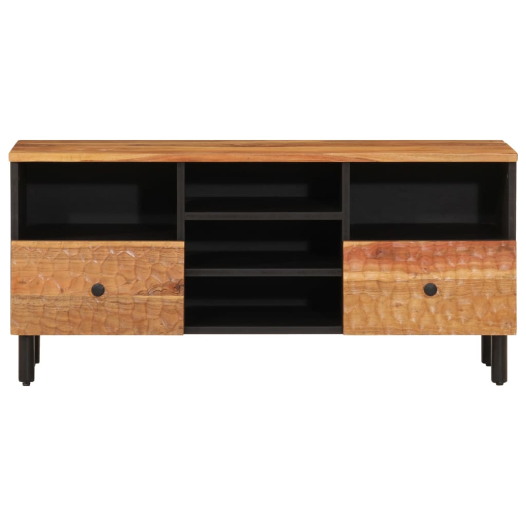 TV-Schrank 100x33x46 cm Massivholz Akazie - Pazzar.ch
