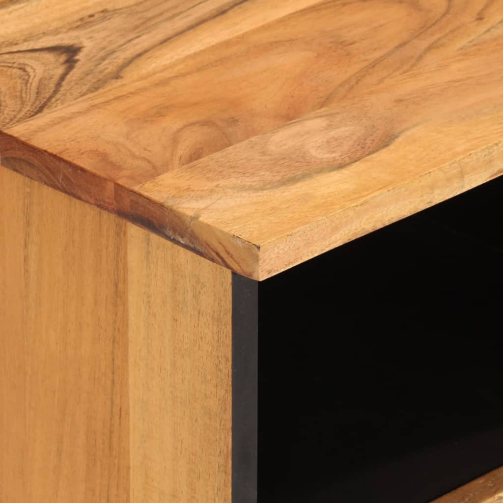 TV-Schrank 100x33x46 cm Massivholz Akazie - Pazzar.ch