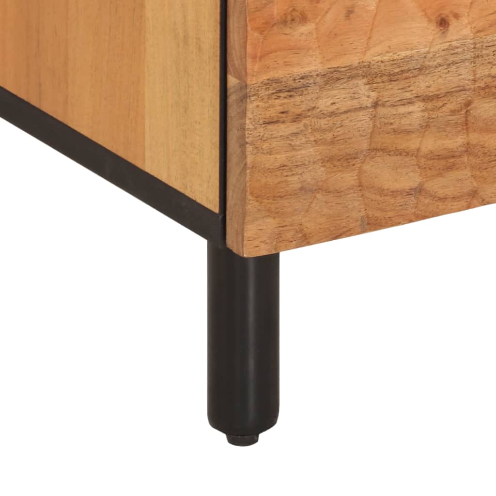 TV-Schrank 100x33x46 cm Massivholz Akazie - Pazzar.ch