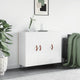 Sideboard Hochglanz-Weiß 90x34x80 cm Holzwerkstoff