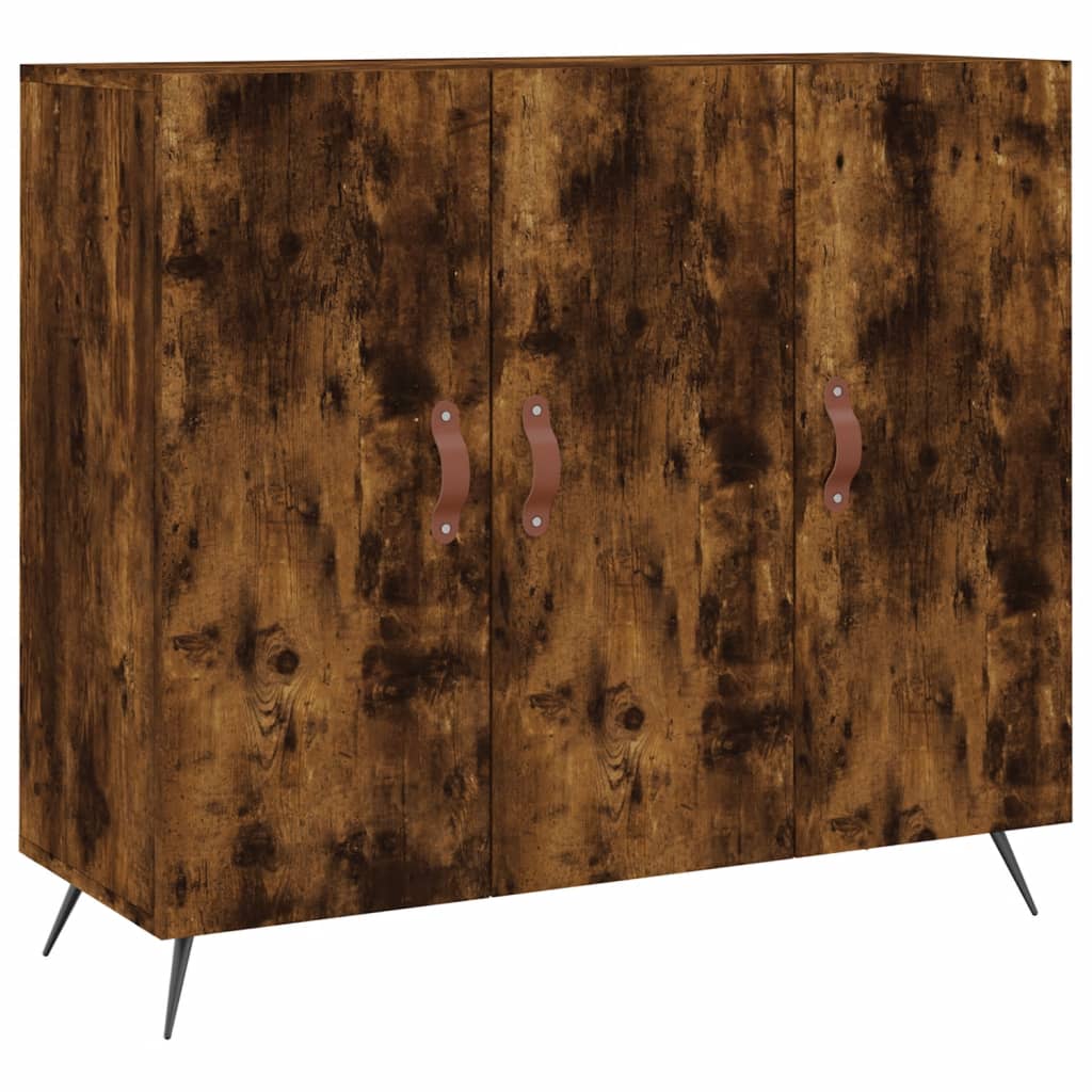 Sideboard Räuchereiche 90x34x80 cm Holzwerkstoff - Pazzar.ch