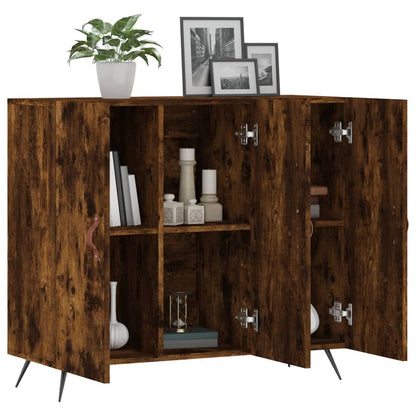 Sideboard Räuchereiche 90x34x80 cm Holzwerkstoff - Pazzar.ch