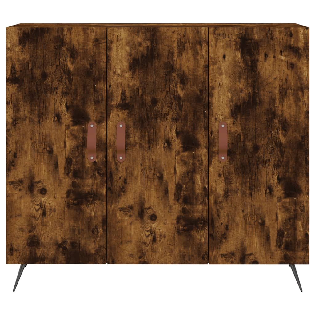 Sideboard Räuchereiche 90x34x80 cm Holzwerkstoff - Pazzar.ch