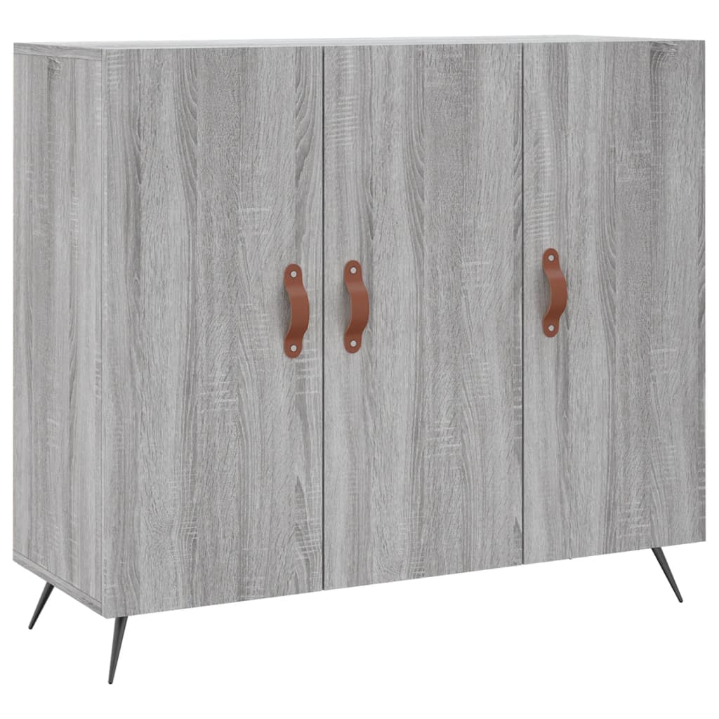Sideboard Grau Sonoma 90x34x80 cm Holzwerkstoff - Pazzar.ch