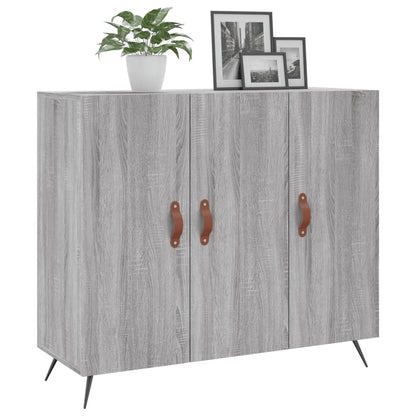 Sideboard Grau Sonoma 90x34x80 cm Holzwerkstoff - Pazzar.ch