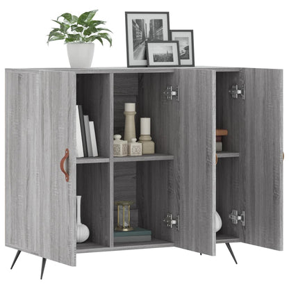 Sideboard Grau Sonoma 90x34x80 cm Holzwerkstoff - Pazzar.ch