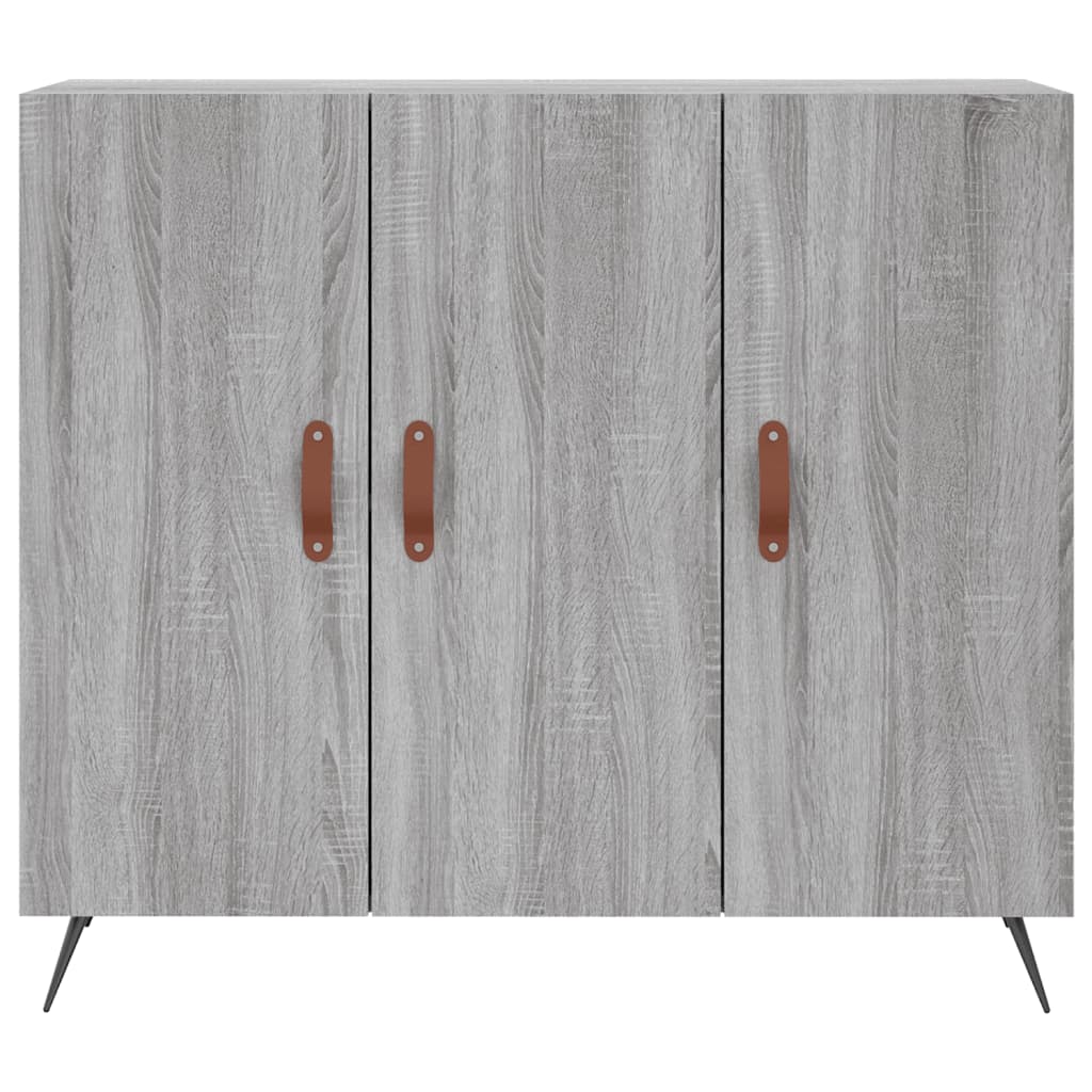 Sideboard Grau Sonoma 90x34x80 cm Holzwerkstoff - Pazzar.ch