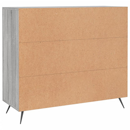 Sideboard Grau Sonoma 90x34x80 cm Holzwerkstoff - Pazzar.ch