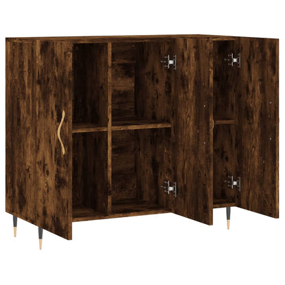 Sideboard Räuchereiche 90x34x80 cm Holzwerkstoff - Pazzar.ch