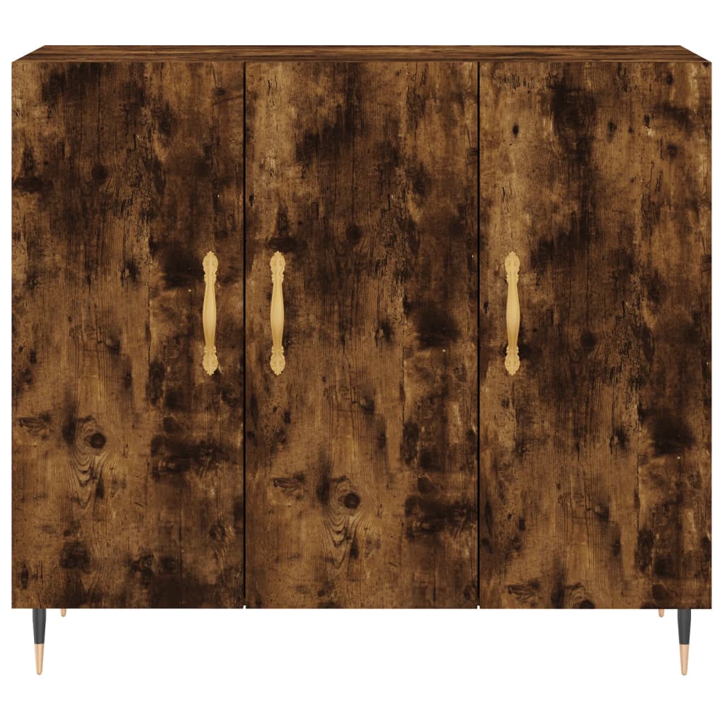 Sideboard Räuchereiche 90x34x80 cm Holzwerkstoff - Pazzar.ch