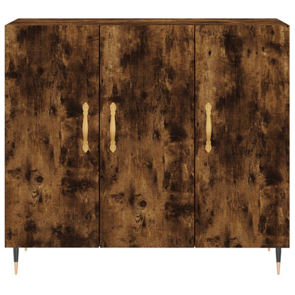 Sideboard Räuchereiche 90x34x80 cm Holzwerkstoff - Pazzar.ch
