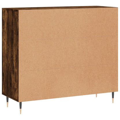 Sideboard Räuchereiche 90x34x80 cm Holzwerkstoff - Pazzar.ch
