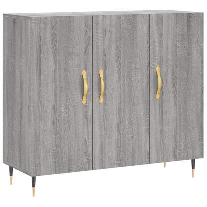Sideboard Grau Sonoma 90x34x80 cm Holzwerkstoff - Pazzar.ch