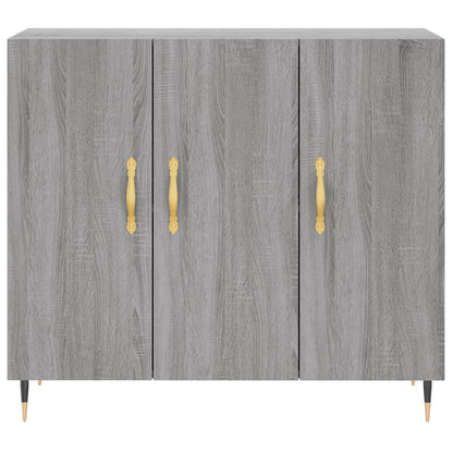 Sideboard Grau Sonoma 90x34x80 cm Holzwerkstoff - Pazzar.ch